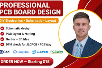 design custom pcb board for your electronics project