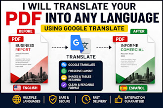 translate your PDF into any language and preserve the layout