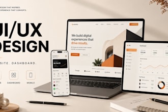 design website UI UX dashboard and mobile app on figma