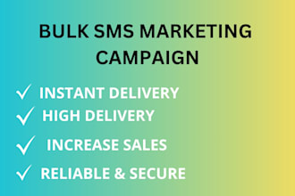 bulk sms marketing, text message campaign, send bulk SMS