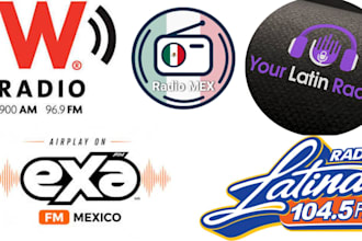 do a radio airplay promotion to new mexico and latin radio