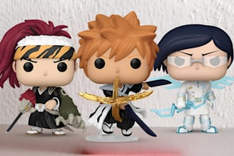 create custom funko pop 3d character vinyl 3d model toy figure for 3d printing