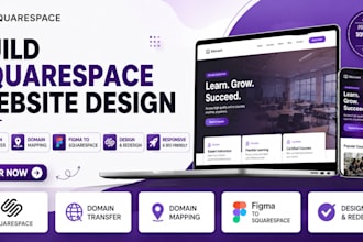 build squarespace website design domain transfer mapping figma to squarespace