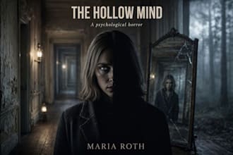 design a cinematic psychological horror book cover