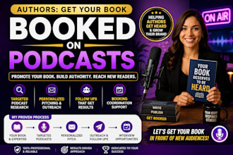book podcast interviews for authors and book launches