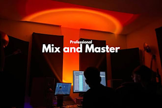 professionally mix and master your vocals or full song