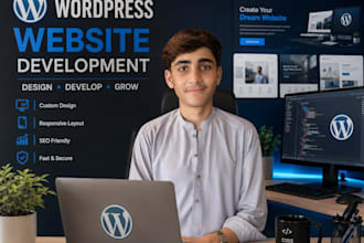 business website or wordpress blog website development