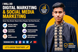do digital marketing and social media marketing