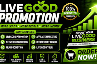 do exclusive livegood promotion live good tour MLM promotion for signup leads