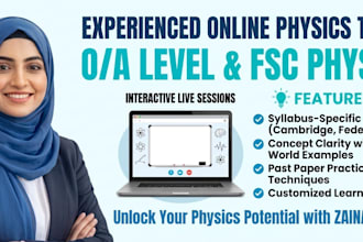 teach o level, a level, and fsc physics