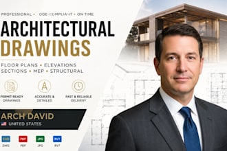 do architecture 2d floor plans, permit drawings  for florida, georgia  texas