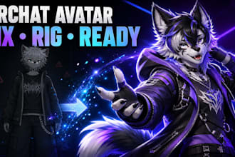 create vrchat avatar, avatar rigging, poiyomi shader,  full body tracking