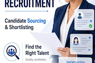 provide professional recruitment and candidate souring services