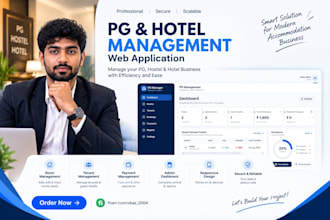 build a pg and hotel management web application