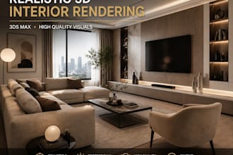 design your cafe and restaurant interior with realistic 3d