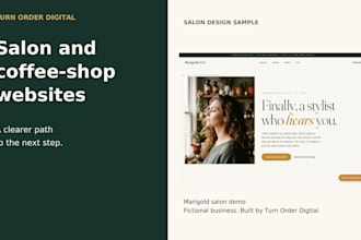 redesign your salon or small business website