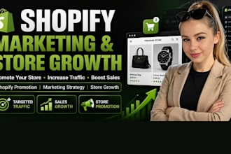 do shopify marketing, shopify promotion, shopify growth to increase sales, seo