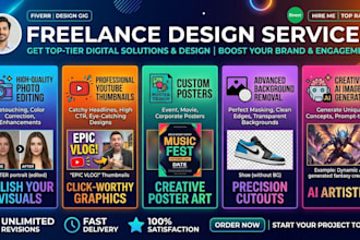 be a professional image editor and thumbnail designer