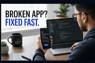 fix your flutter, react native or expo app bugs fast