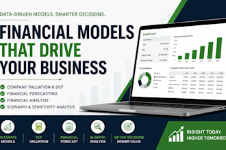 build company valuation model, dcf, financial forecast and analysis