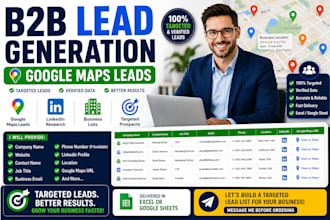 do b2b lead generation and google maps leads