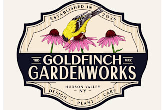 creative landscaping logo design