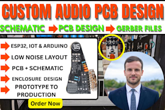 analog audio pcb design for guitar effects pedal, preamp,amplifier and audio pcb