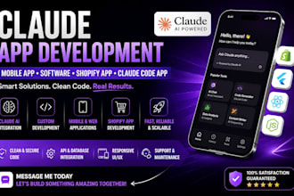 claude mobile app development claude software claude shopify app claude code app