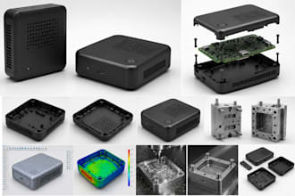 design consumer electronic plastic enclosure for cnc and injection mold