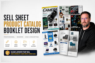 design product datasheet, spec sheet, catalog, sell sheet, price list, print PDF