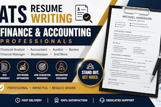 write an ats resume for finance and accounting jobs