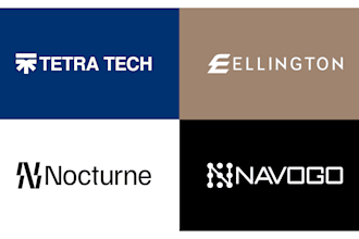 design a modern corporate logo and geometric brand mark