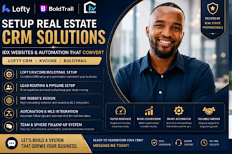 setup real estate crm gohighlevel crm lofty crm kvcore boldtrail lofty ghl crm