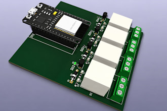 design iot pcb, esp32 pcb design, circuit design, pcb layout, gerber file