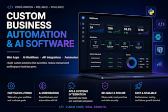 build custom business automation and ai software