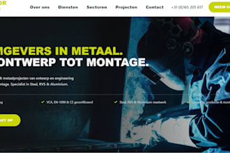 develop a full stack website with SEO