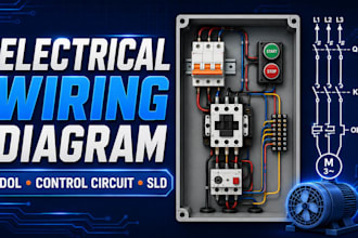create electrical wiring and control circuit diagrams