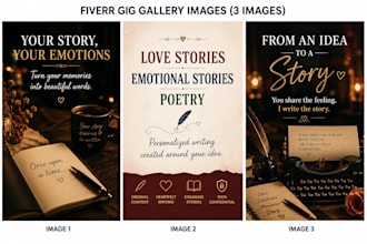 write a personalized love story or emotion peom