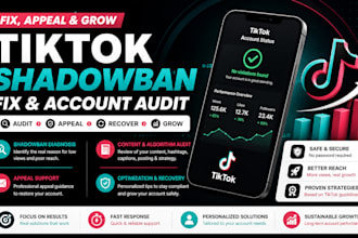 audit tiktok shadowban, shadow ban issues and appeal support