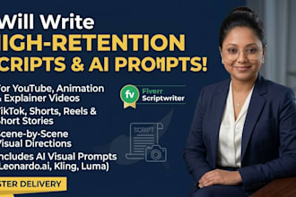 write compelling animation and live action scripts with scene details