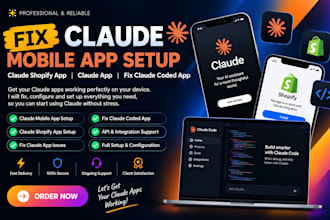 fix claude mobile app setup claude shopify app claude app fix claude coded app