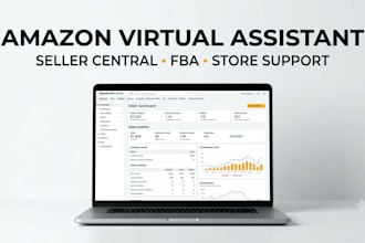 be your amazon seller central virtual assistant for fba store management