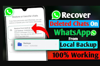 do delete restore for chat, files, contac, call logs, email and picture or video