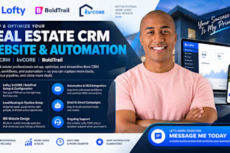 setup real estate crm gohighlevel crm lofty crm kvcore boldtrail lofty ghl crm