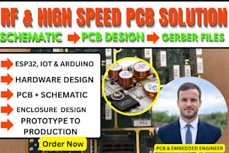 design rf pcb layout, impedance control iot hardware and 2 4ghz 5ghz pcb routing