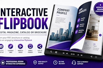 create an interactive flipbook, digital magazine or catalog