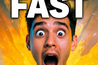 design high CTR youtube thumbnail for views and revenue