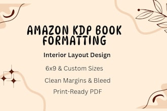 format your book interior for amazon KDP