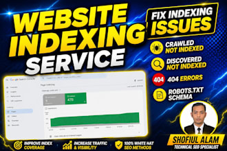 fix website indexing issues and google search console errors
