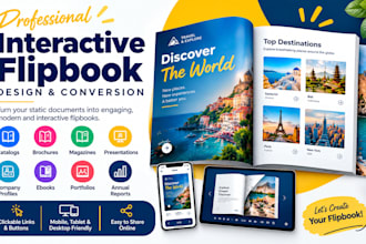 create an interactive flipbook